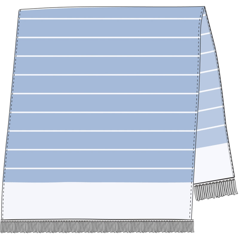 Sea Ranch Nissi Beach Towel Towels 4166 Powder Blue / White