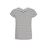 Sea Ranch Noa Tee Short Sleeve Tee 1073 Pearl/Dark Navy