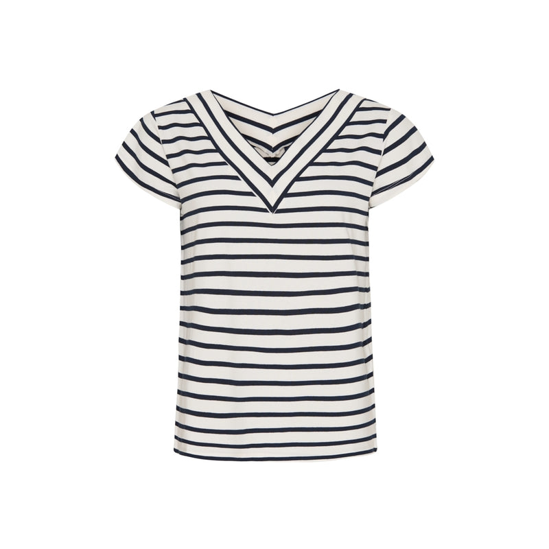 Sea Ranch Noa Tee Short Sleeve Tee 1073 Pearl/Dark Navy