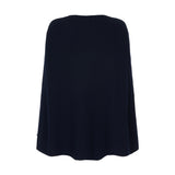 Redgreen Women Noemi strikket poncho Knit 068 Navy