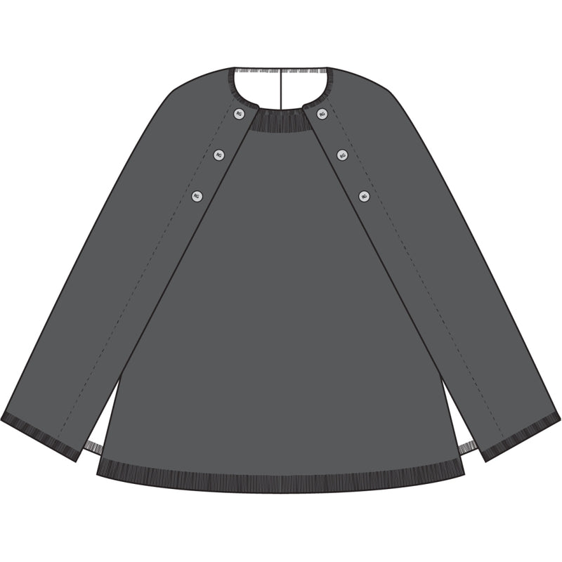 Redgreen Women Noemi strikket poncho Knit 499 Black Melange