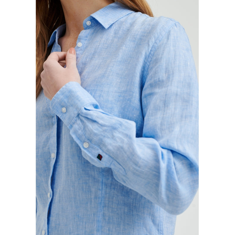 Redgreen Women Ofelia skjorte Shirts 461 Sky Blue Melange