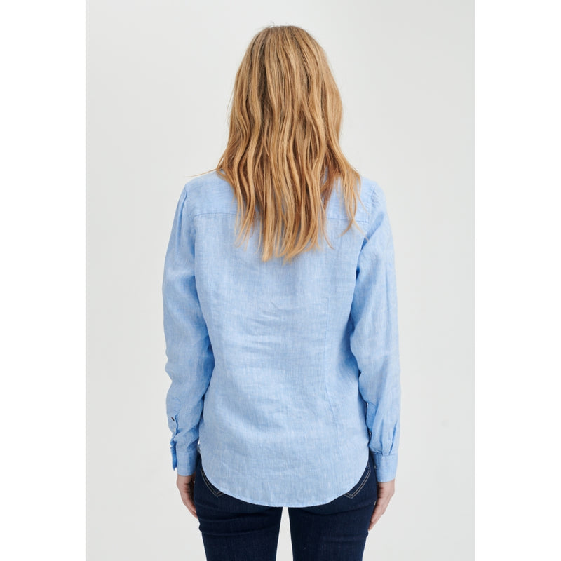 Redgreen Women Ofelia skjorte Shirts 461 Sky Blue Melange