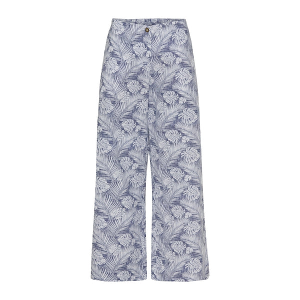 Sea Ranch Otta Pants Pants and Shorts 6002 Blue Palm Print