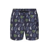 Sea Ranch Palm Printed Swimshorts Swim Shorts 4000 SR Navy