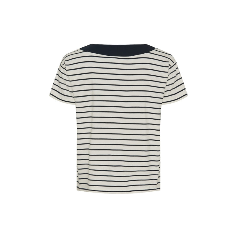 Sea Ranch Patrizia Short Sleeve Tee Short Sleeve Tee 1073 Pearl/Dark Navy