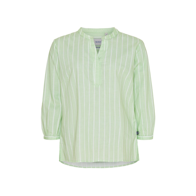 Sea Ranch Philippa Blouse Blouse 5059 Pastel Green / White