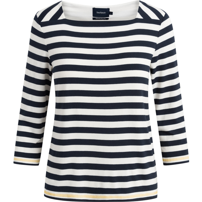 Sea Ranch Piper Long Sleeve Tee 4008 SR Navy/Pearl