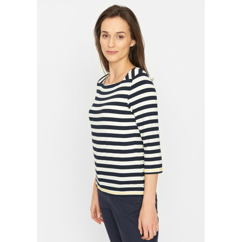 Sea Ranch Piper Long Sleeve Tee 4008 SR Navy/Pearl