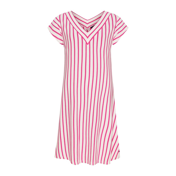 Sea Ranch Polly Dress Dresses / Shirts 1104 Pearl / Fuchsia