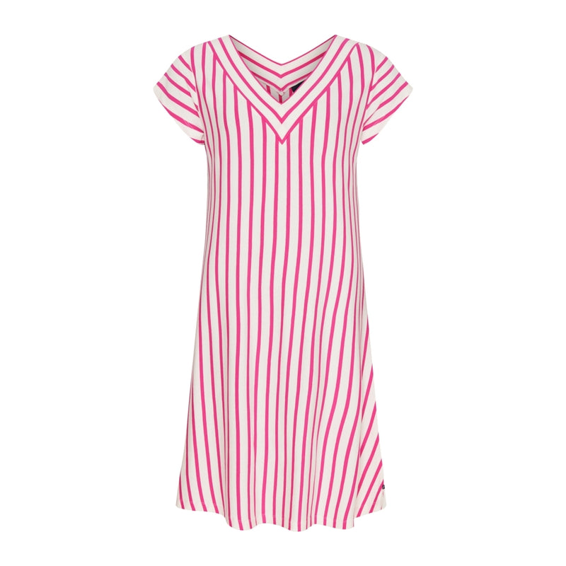 Sea Ranch Polly Dress Dresses / Shirts 1104 Pearl / Fuchsia