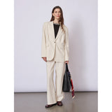 Redgreen Women RG_Bibbi Jackets and Coats 421 Ecru Melange