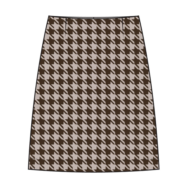 Redgreen Women RG_Nadia Skirts 229 Dark Brown Check
