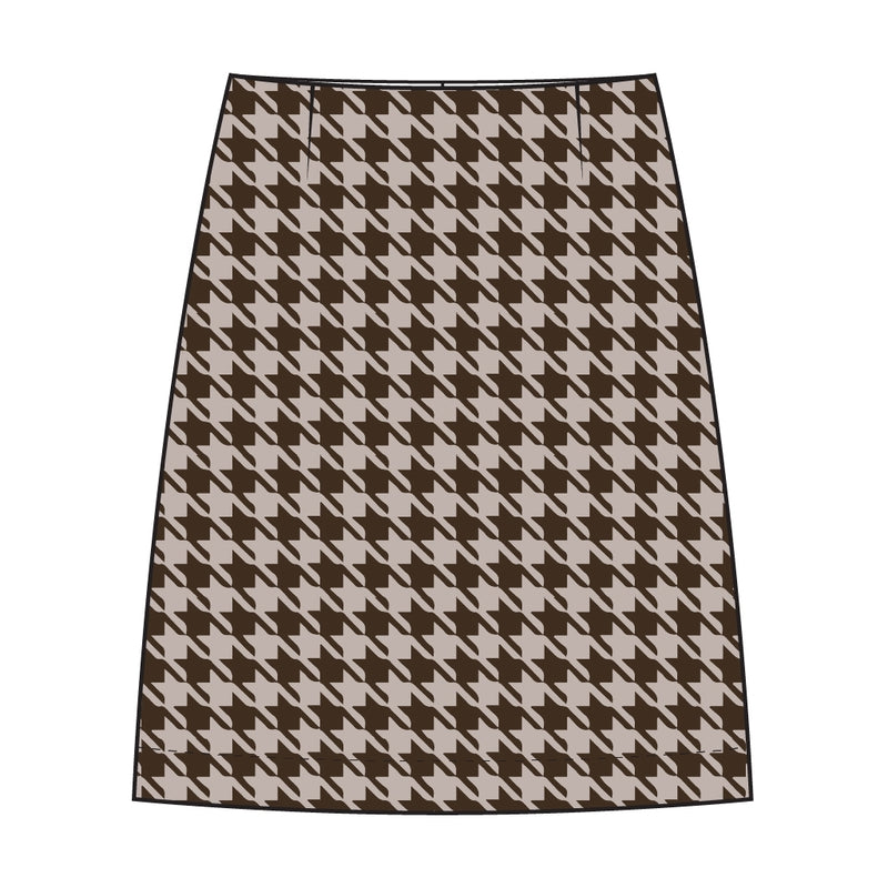 Redgreen Women RG_Nadia Skirts 229 Dark Brown Check