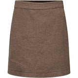 Redgreen Women RG_Noma Skirts 229 Dark Brown Check