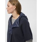 Redgreen Women Ravenna Poncho Jackets and Coats 069 Dark Navy