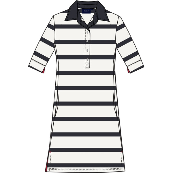 Sea Ranch Renata Dress Dresses / Shirts 1073 Pearl/Dark Navy