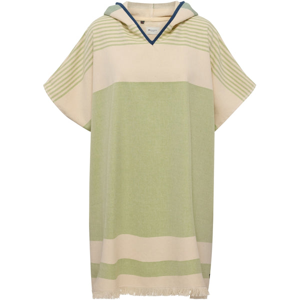 Redgreen Women Rinna Poncho Towels 170 Green Pastel Stripe