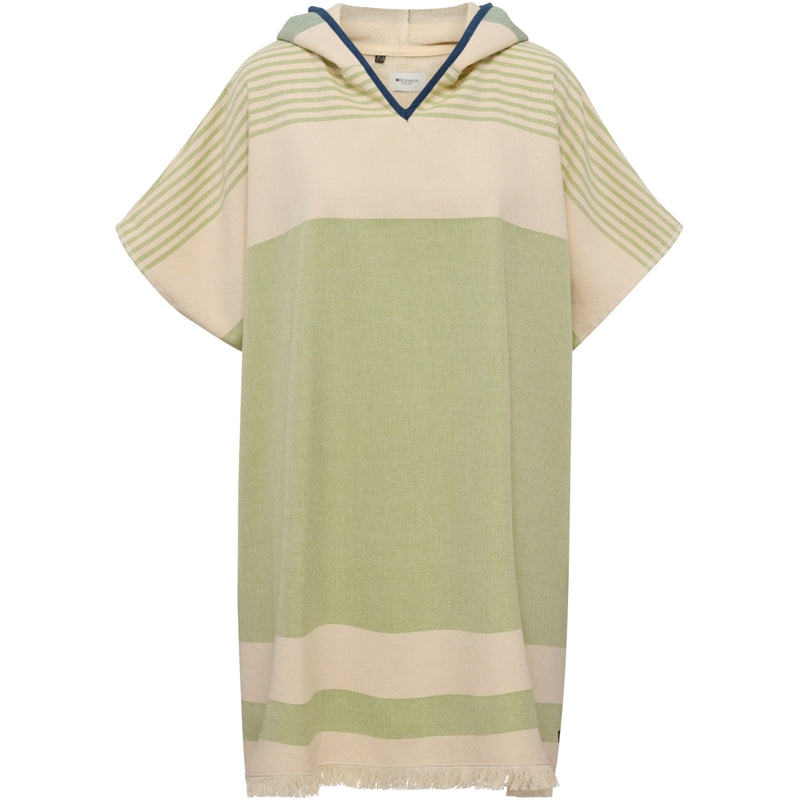 Redgreen Women Rinna Poncho Towels 170 Green Pastel Stripe