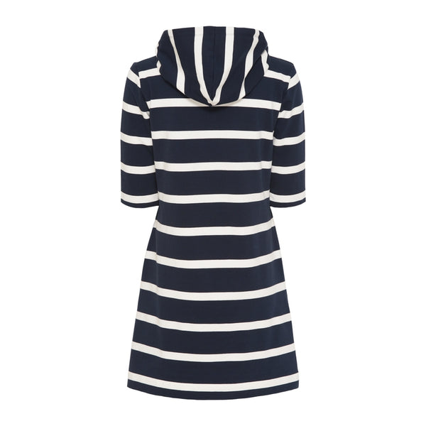 Sea Ranch Ronja Striped 3/4 Sleeve Sweat Dress Dresses / Shirts 4005 Dark Navy/Pearl