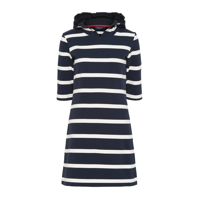 Sea Ranch Ronja Striped 3/4 Sleeve Sweat Dress Dresses / Shirts 4005 Dark Navy/Pearl