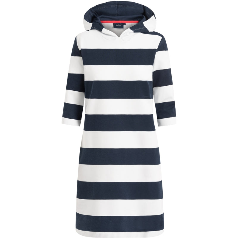 Sea Ranch Ronja Striped 3/4 Sleeve Sweat Dress Dresses / Shirts 4008 SR Navy/Pearl