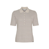 Sea Ranch SR_Miamaja Short Sleeve Tee 8013 Multistripe Oxford Tan