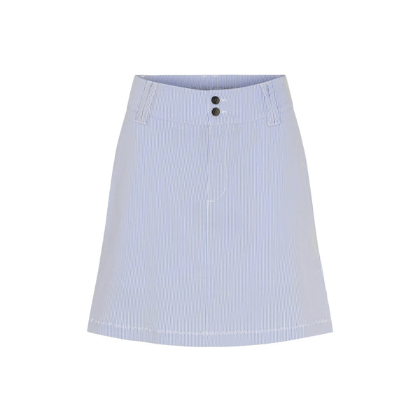 Sea Ranch SR_Sabrina Stripe Skirts 1084 White/Federal Blue