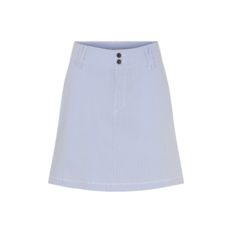 Sea Ranch SR_Sabrina Stripe Skirts 1084 White/Federal Blue