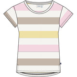 Sea Ranch SR_Trille Short Sleeve Tee 8013 Multistripe Oxford Tan