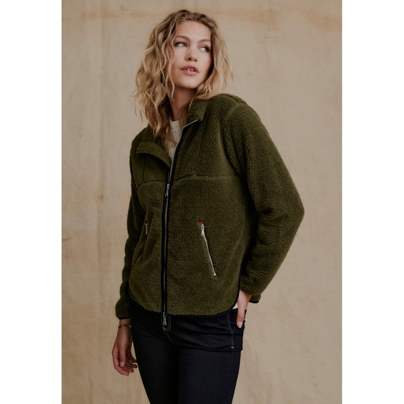 Redgreen Women Sansa Teddy Fleece Fleece 077 Olive Green