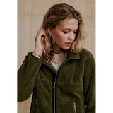 Redgreen Women Sansa Teddy Fleece Fleece 077 Olive Green