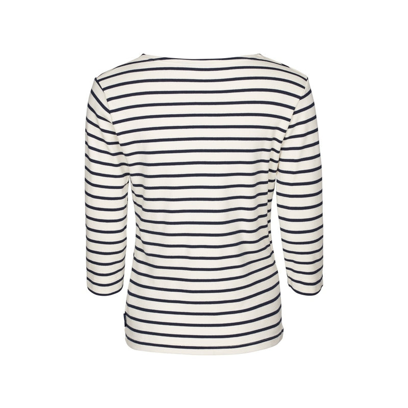 Sea Ranch Santi Striped Long Sleeve Tee Long Sleeve Tee 1009 Ecru/SR Navy