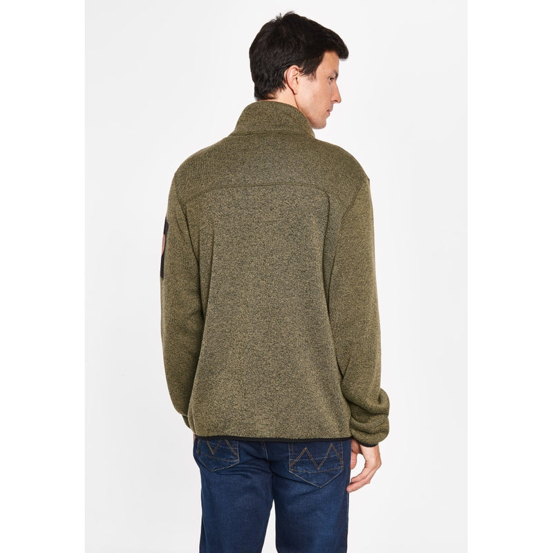 Sea Ranch Sidney Fleece Jacket Fleece 5014 Dark Olive Melange