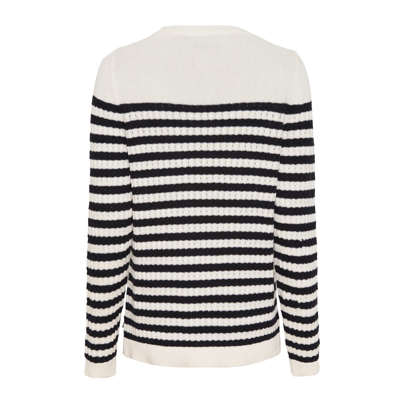 Sea Ranch Signe Knit 1006 Pearl/SR Navy