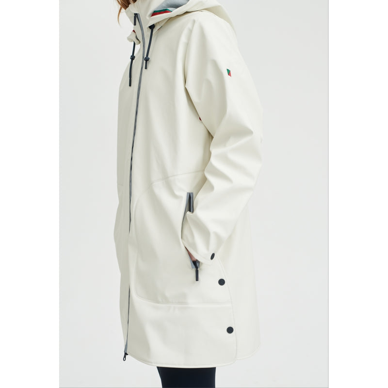 Redgreen Women Silla PU Jacket Jackets and Coats 020 Off White