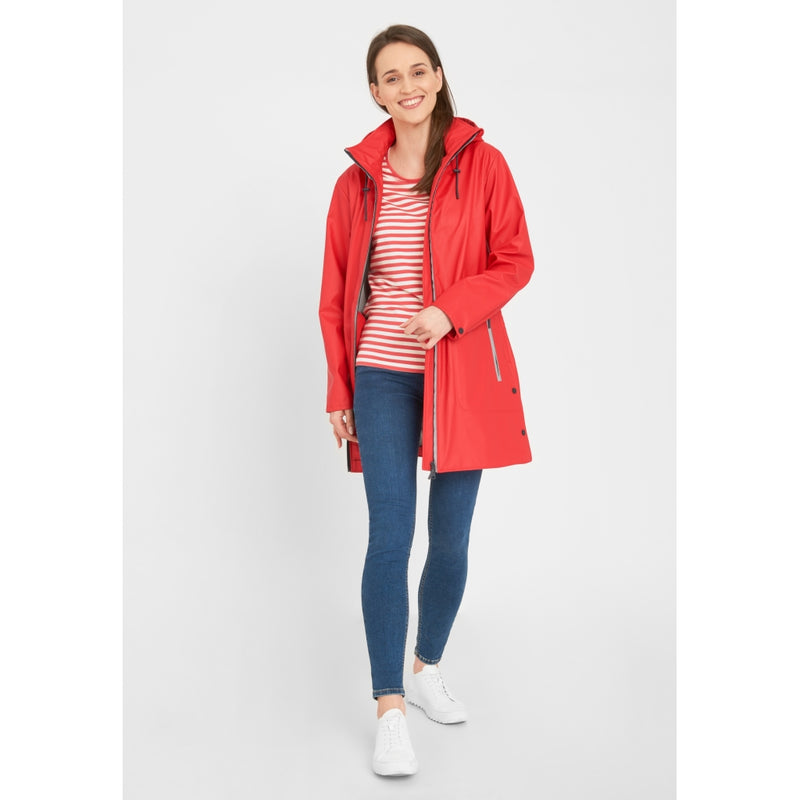 Redgreen Women Silla PU Jacket Jackets and Coats 044 Red