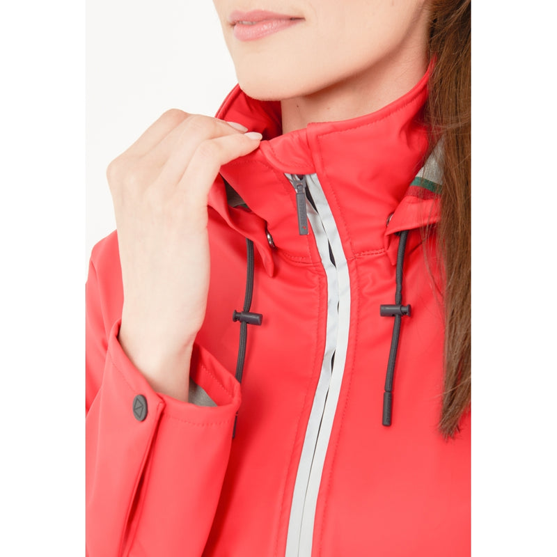 Redgreen Women Silla PU Jacket Jackets and Coats 044 Red