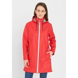 Redgreen Women Silla PU Jacket Jackets and Coats 044 Red