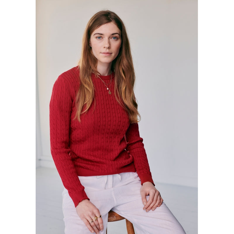 Redgreen Women Simone Cable Knit Knit 044 Red