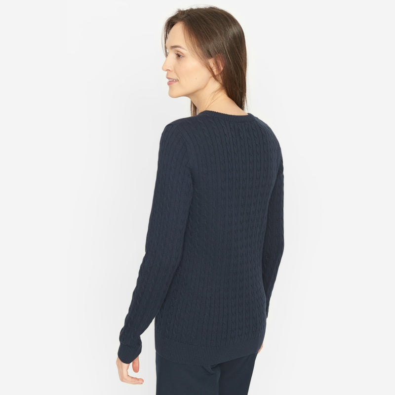 Redgreen Women Simone Cable Knit Knit 068 Navy