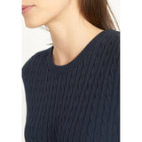 Redgreen Women Simone Cable Knit Knit 068 Navy