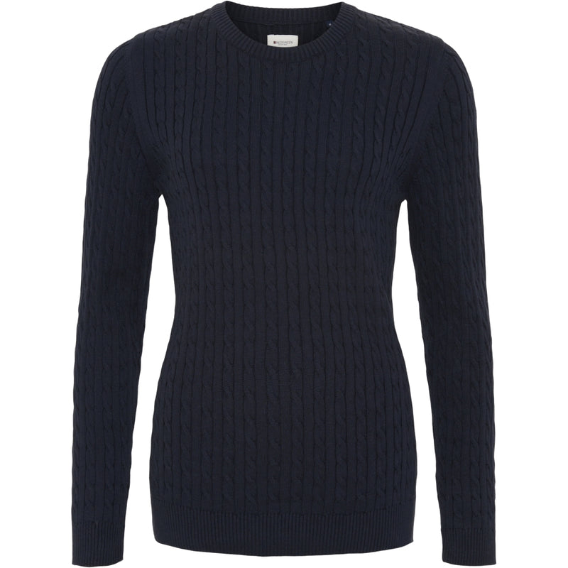 Redgreen Women Simone Cable Knit Knit 068 Navy