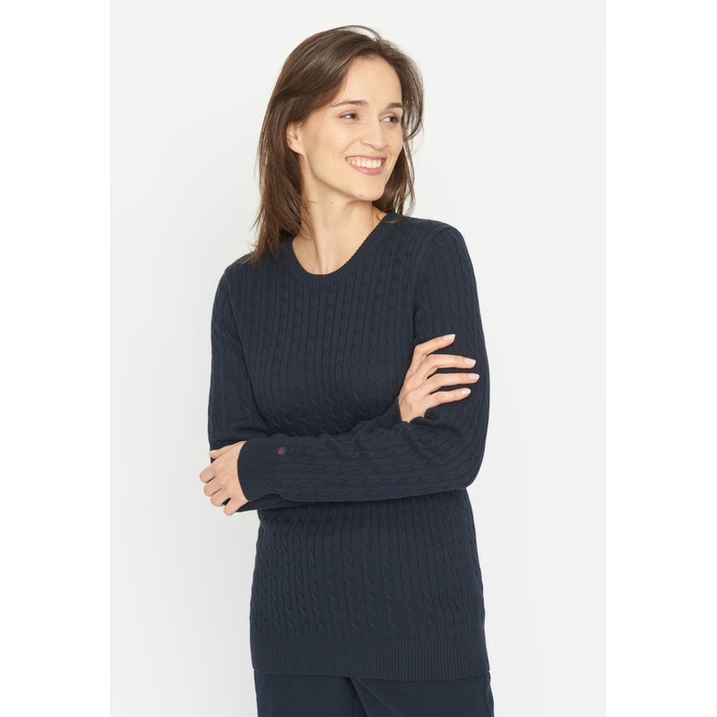 Redgreen Women Simone Cable Knit Knit 068 Navy