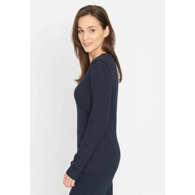 Redgreen Women Simone Cable Knit Knit 068 Navy