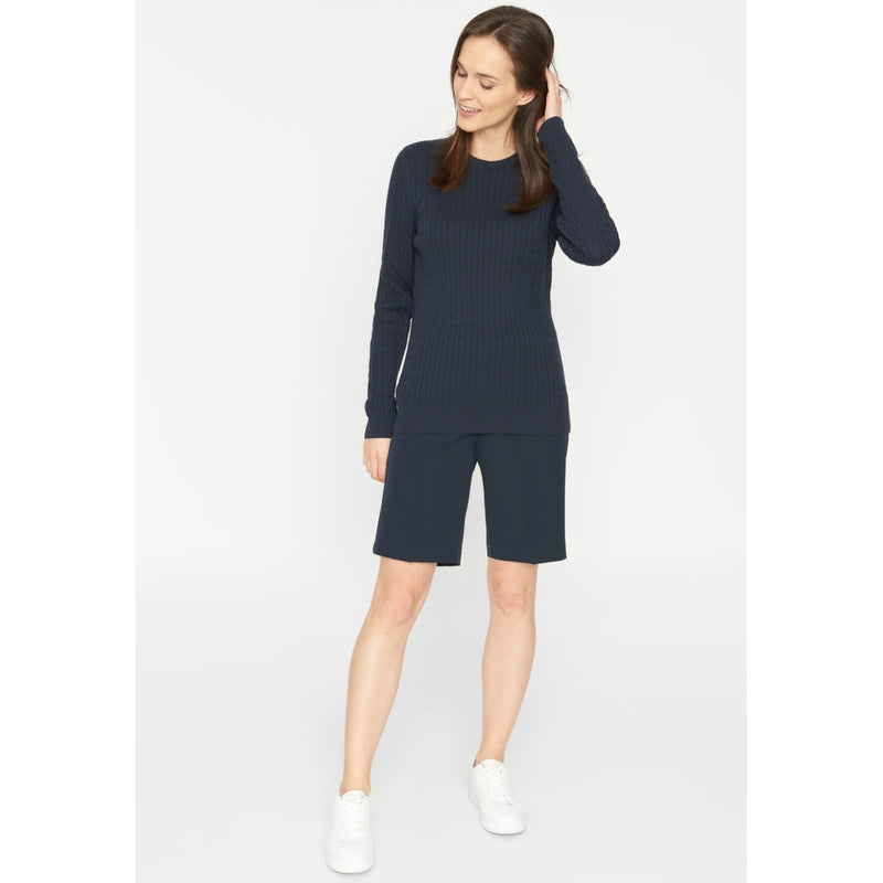 Redgreen Women Simone Cable Knit Knit 068 Navy