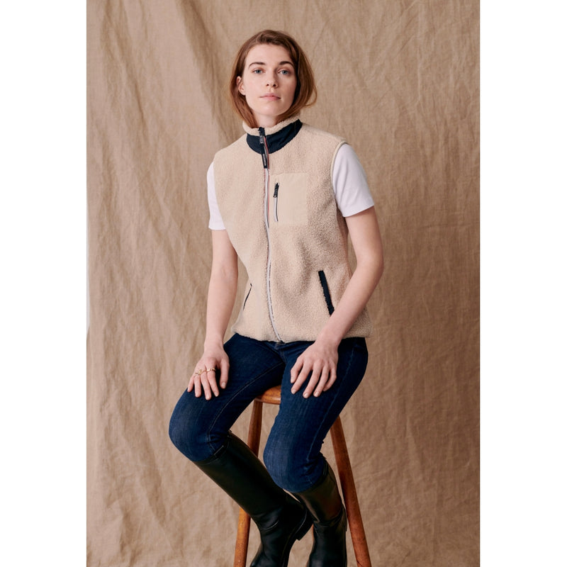 Redgreen Women Sindi Fleece Vest Fleece 021 Ecru