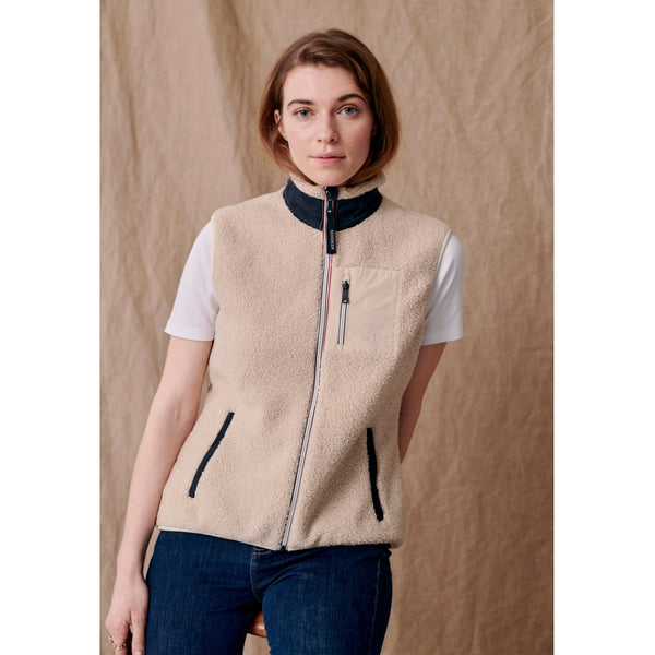 Redgreen Women Sindi Fleece Vest Fleece 021 Ecru