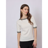 Redgreen Women Snee T-shirt Short Sleeve Tee 010 White