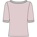 Redgreen Women Snee T-shirt Short Sleeve Tee 041 Rose